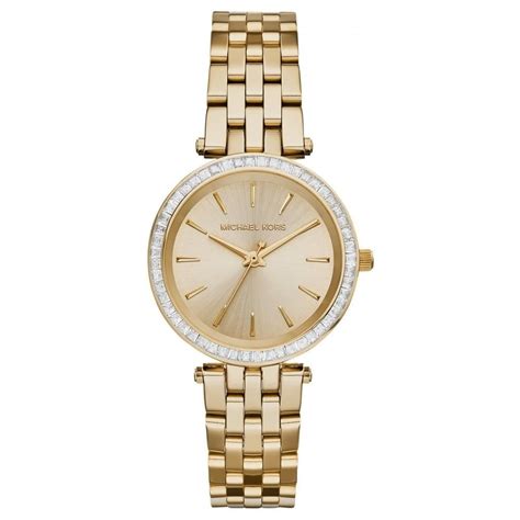 michael kors uhr damen gold weiß|michael kors mini watches.